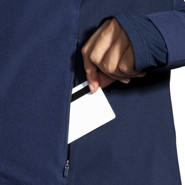 מעיל ברוקס פיוז'ן היברידי בריח כחול כהה