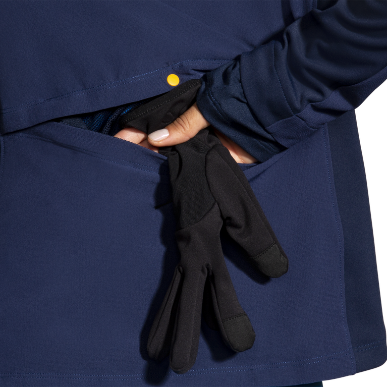 מעיל ברוקס פיוז'ן היברידי בריח כחול כהה