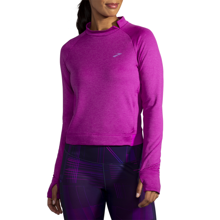 Brooks Notch תרמית שרוול ארוך אברש מגנטה