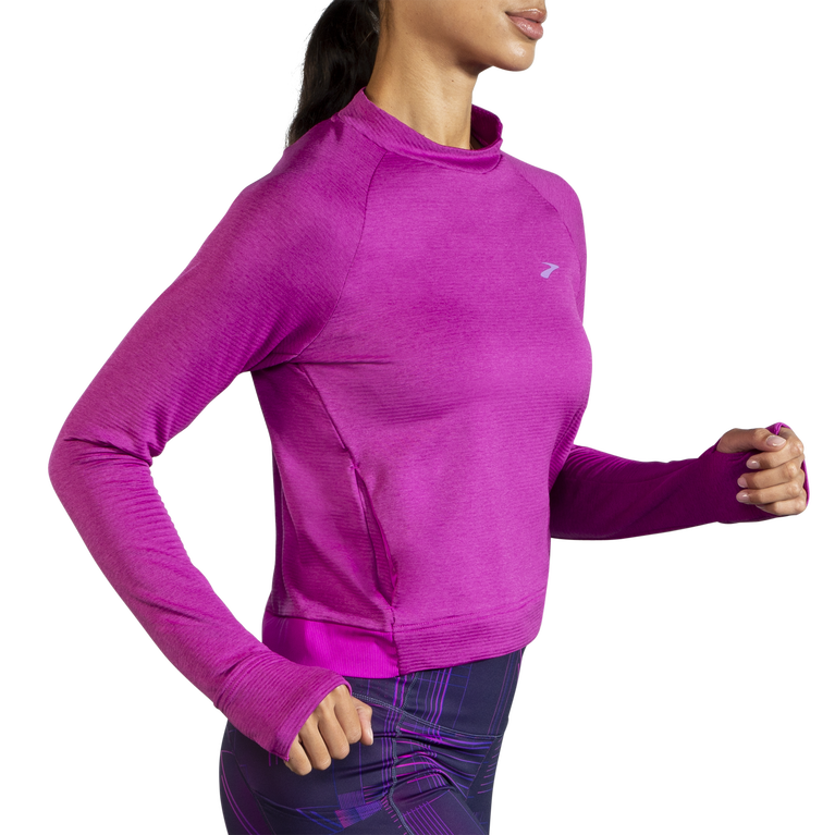 Brooks Notch תרמית שרוול ארוך אברש מגנטה