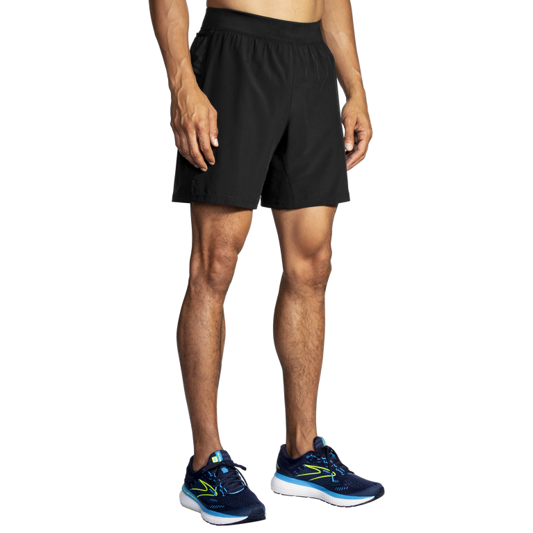 Brooks Sherpa 7 אינץ' קצר שחור