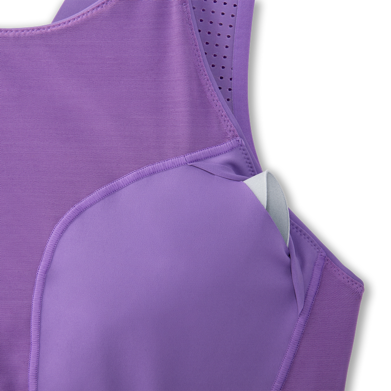 Brooks Drive Mesh Run חזיית Heliotrope-magenta