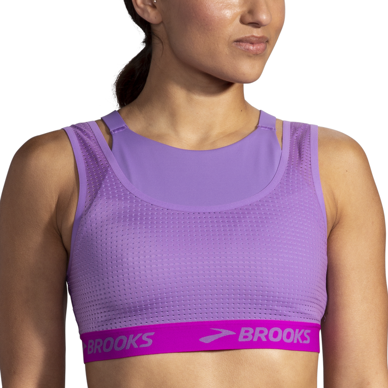 Brooks Drive Mesh Run חזיית Heliotrope-magenta