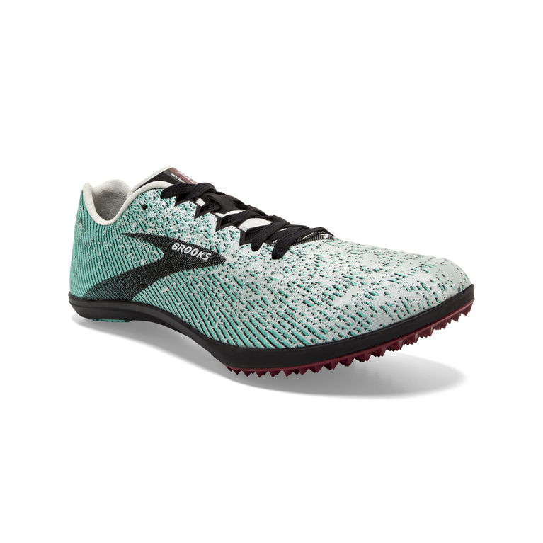 Brooks Mach 19 חסר קוצים אפור-שחור-אטלנטיס