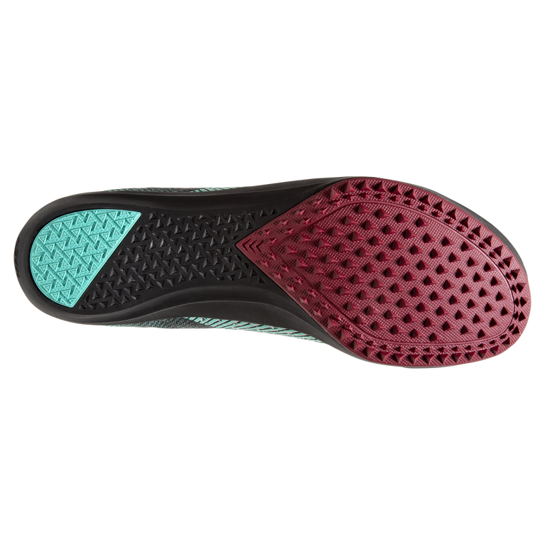 Brooks Mach 19 חסר קוצים אפור-שחור-אטלנטיס