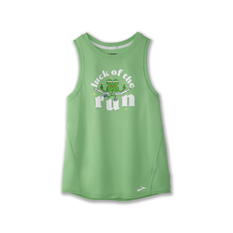 Brooks מרחק גרפי טנק הת'ר מנטה-מזל של הריצה