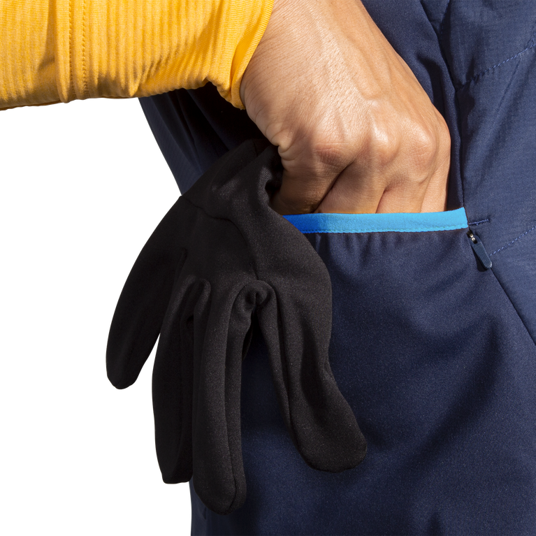 Brooks Shield אפוד היברידי בריח כחול כהה