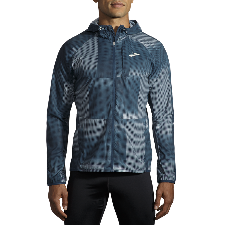 ז'קט חופה Brooks הדפס אינדיגו Rush גובה