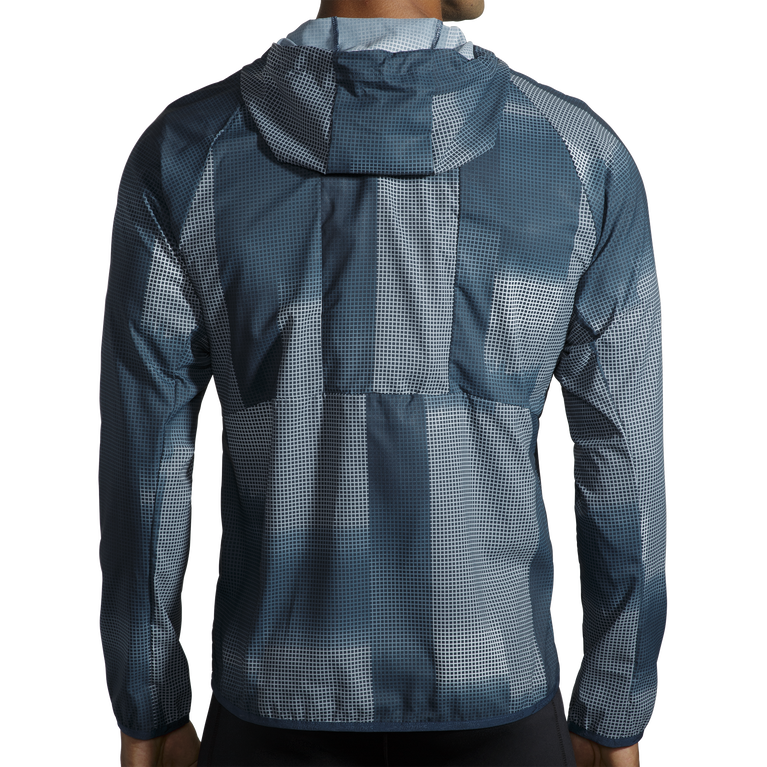 ז'קט חופה Brooks הדפס אינדיגו Rush גובה