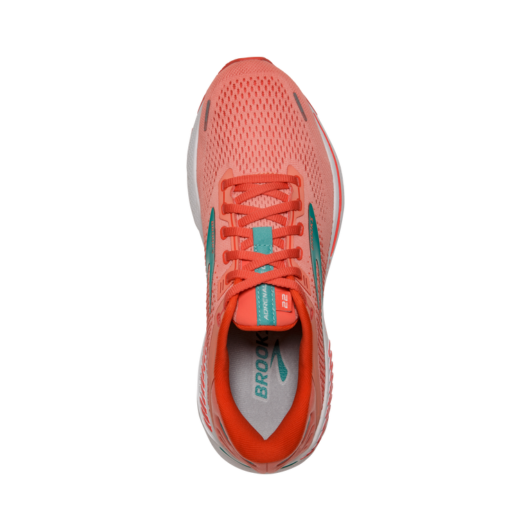 Brooks Adrenaline Gts 22 קורל-לבן