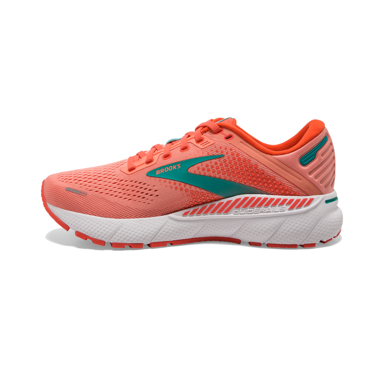 Brooks Adrenaline Gts 22 קורל-לבן