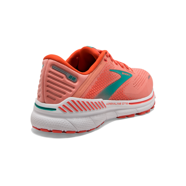 Brooks Adrenaline Gts 22 קורל-לבן