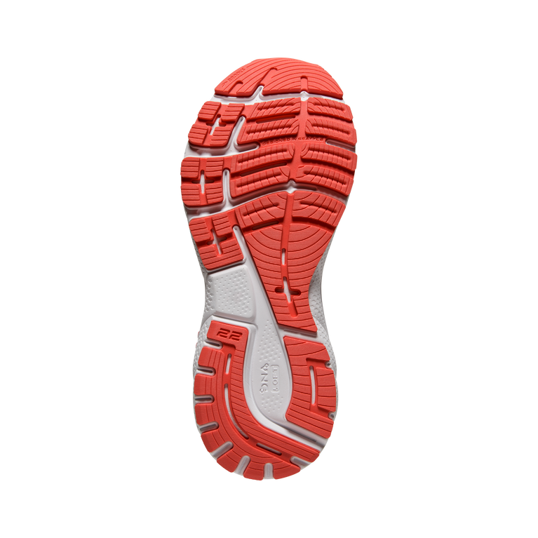 Brooks Adrenaline Gts 22 קורל-לבן