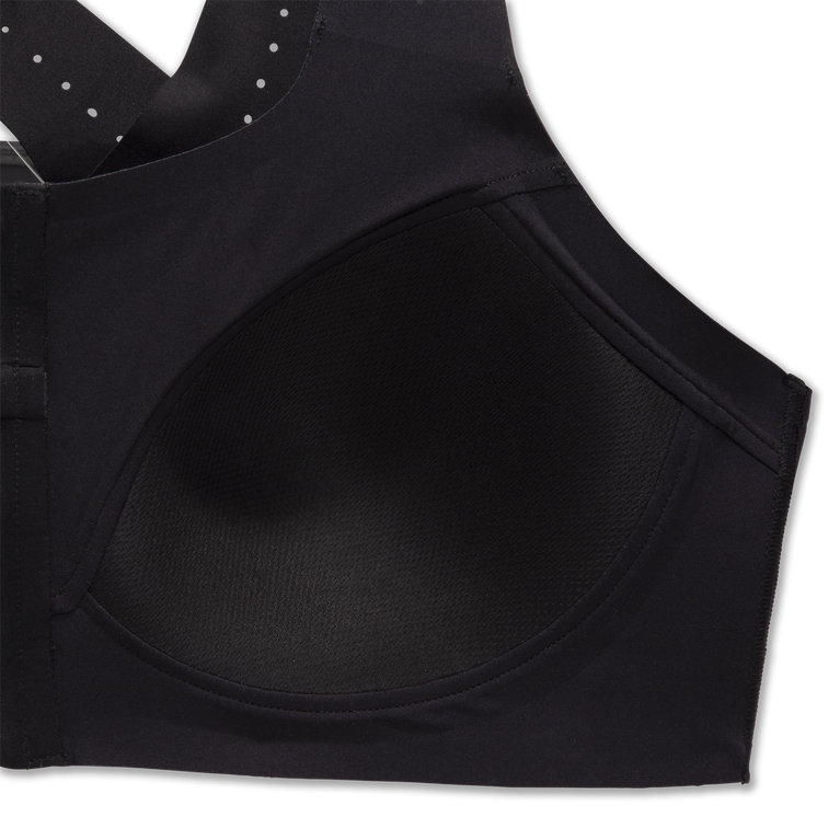 Brooks Dare Zip Run חזיית 2.0 שחורה