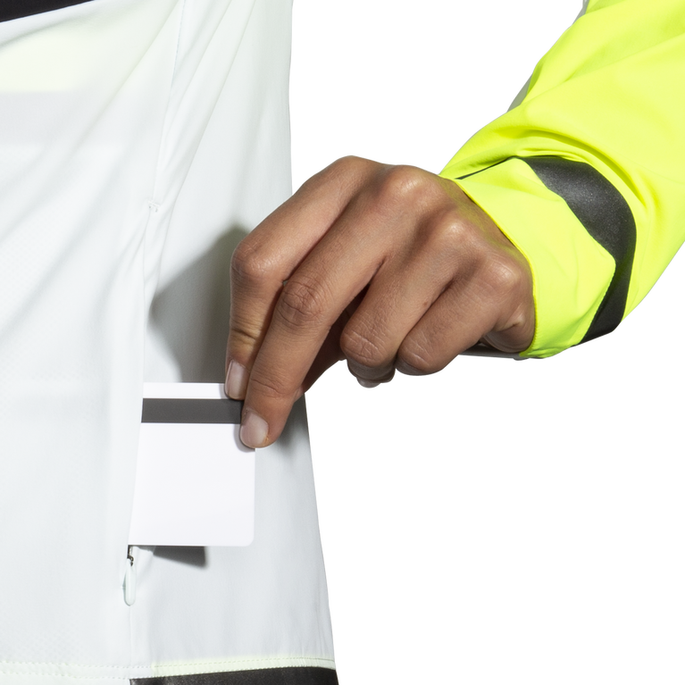 Brooks Carbonite Jacket נשים קפוא אפור-שחור-חיי לילה