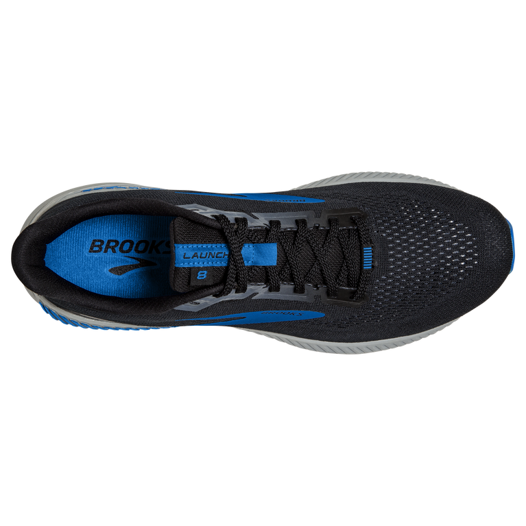 Brooks Launch Gts 8 שחור-אפור-כחול
