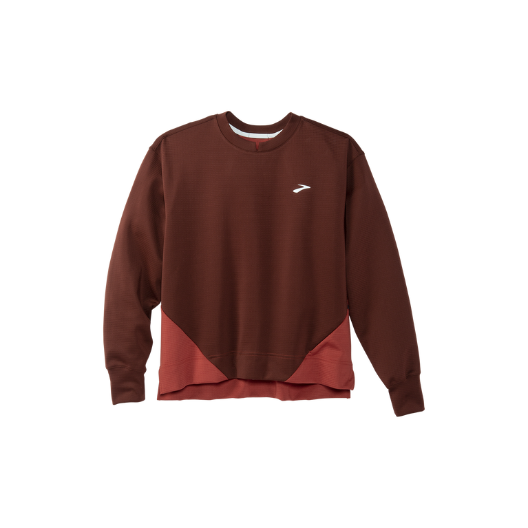 פלחים רצים בתוך סווטשירט לרוץ צימוק-נחושת