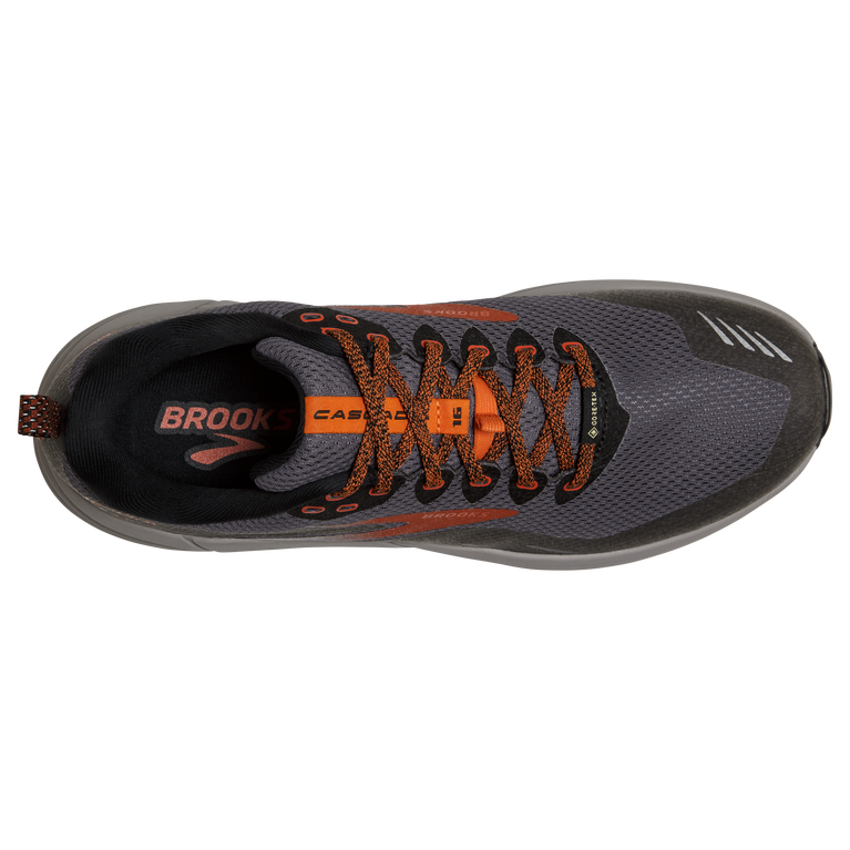 Brooks Cascadia 16 Gtx Black-ebony-cinnabar
