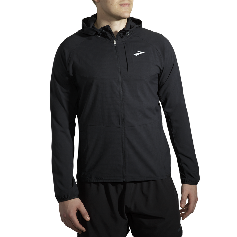 ז'קט חופה Brooks שחור