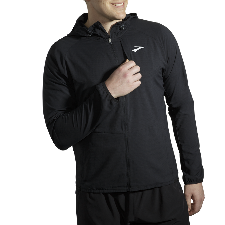 ז'קט חופה Brooks שחור