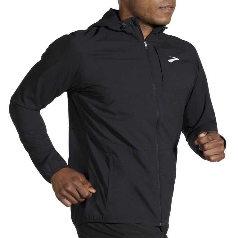 ז'קט חופה Brooks שחור