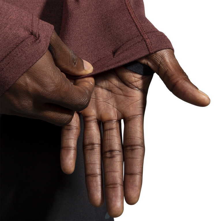 Brooks Dash 1/2 Zip Heather Run צימוק