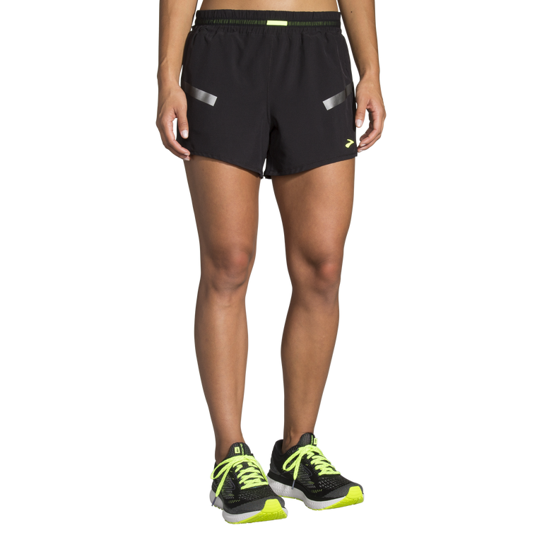 Brooks Carbonite 4 אינץ' חיי לילה שחורים קצרים