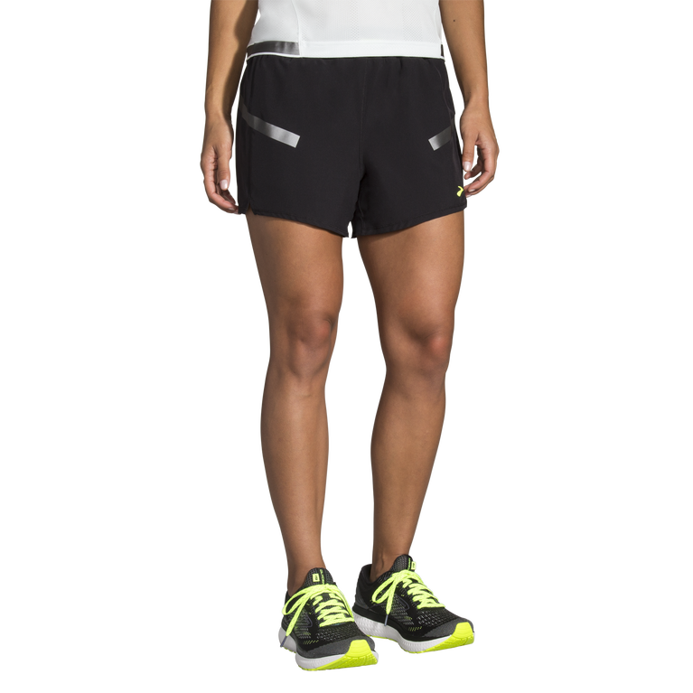 Brooks Carbonite 4 אינץ' חיי לילה שחורים קצרים