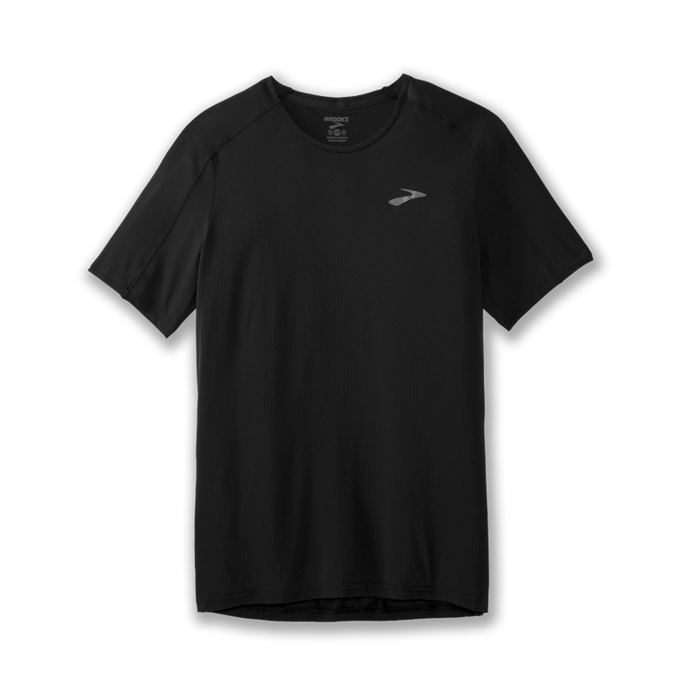 Brooks אווירה שרוול קצר גברים שחור