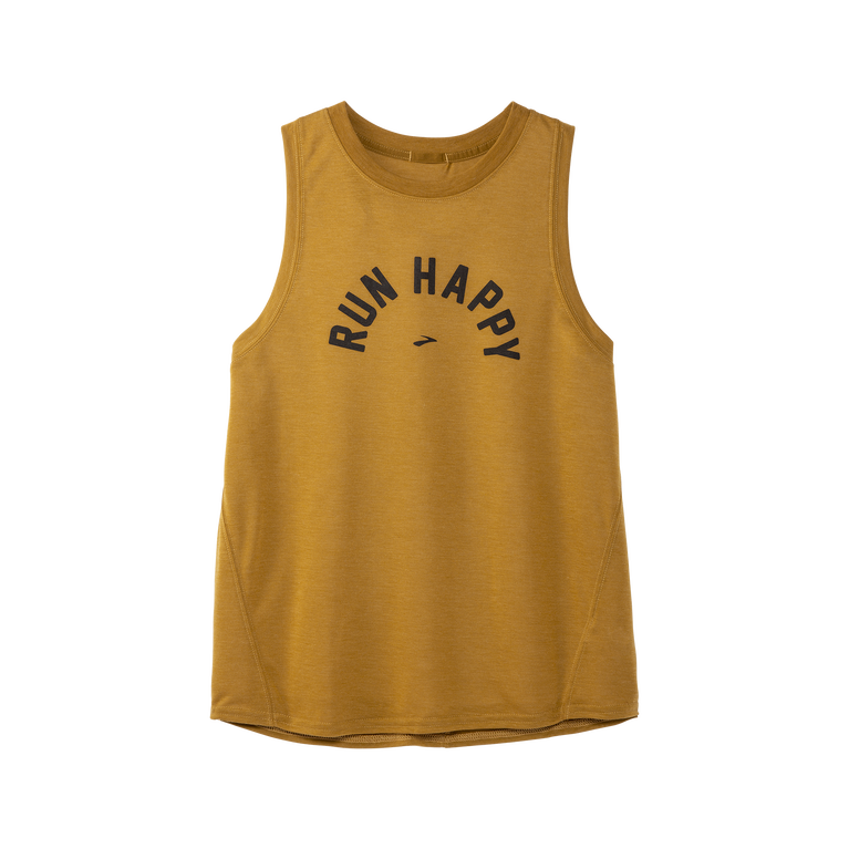 ברוקס מרחק גרפיקה טנק אברש שרוף זיתים בריצה