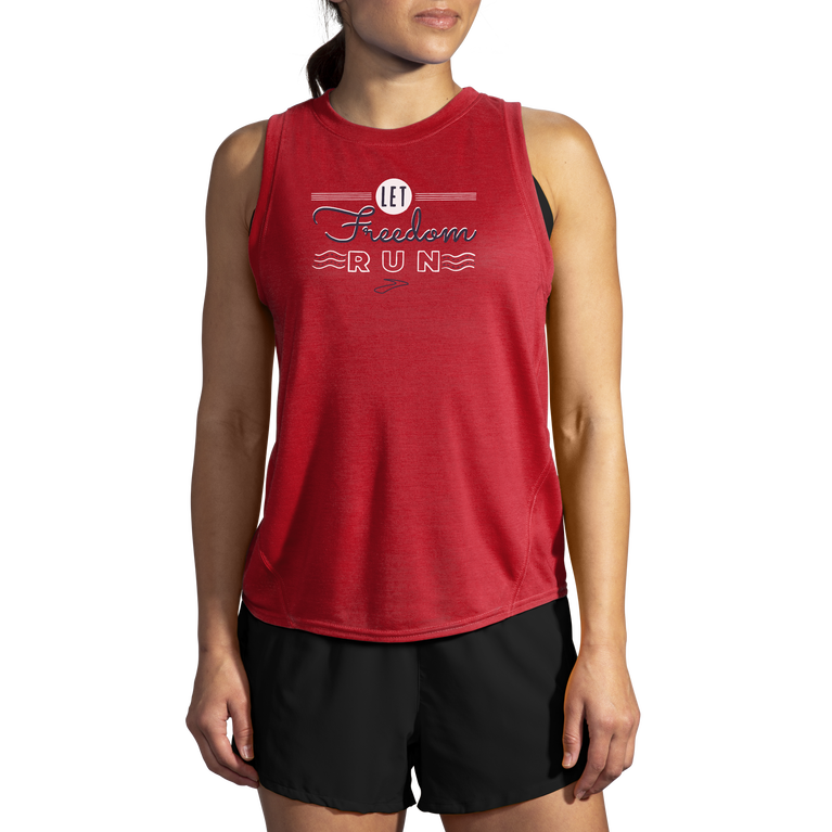 Brooks Distance Graphic Tank Go Usa