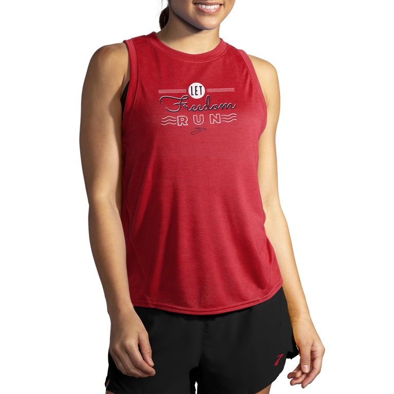 Brooks Distance Graphic Tank Go Usa