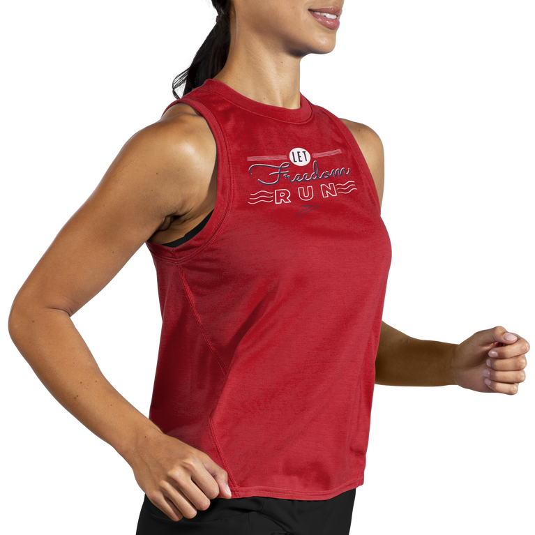 Brooks Distance Graphic Tank Go Usa