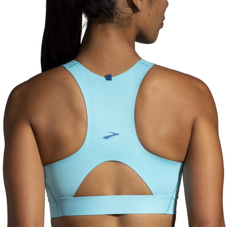 Brooks Drive חזיית ריצת 3 כיסים חיה צהבהב