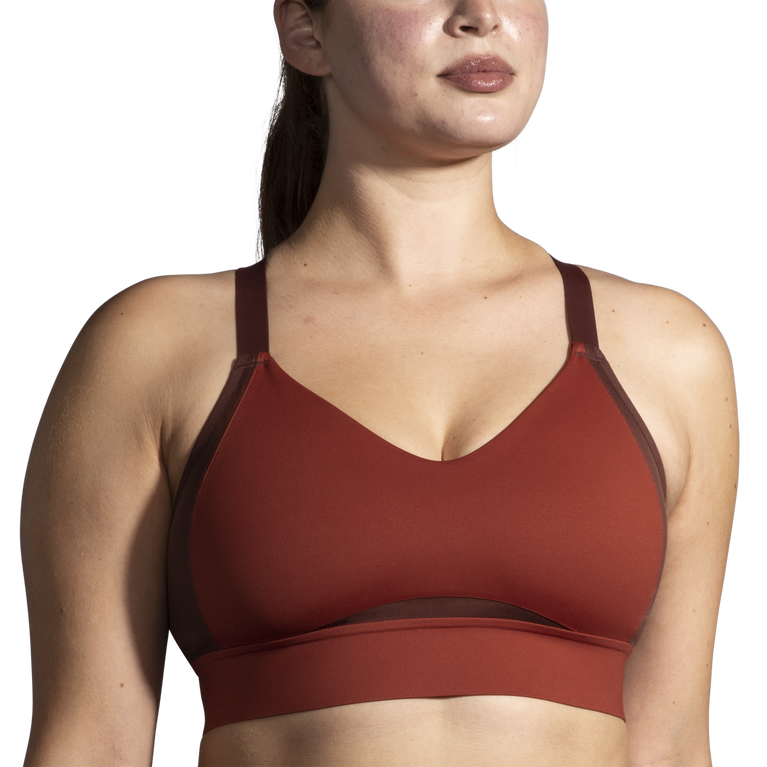 Brooks Drive Interlace Run חזיית צימוק נחושת