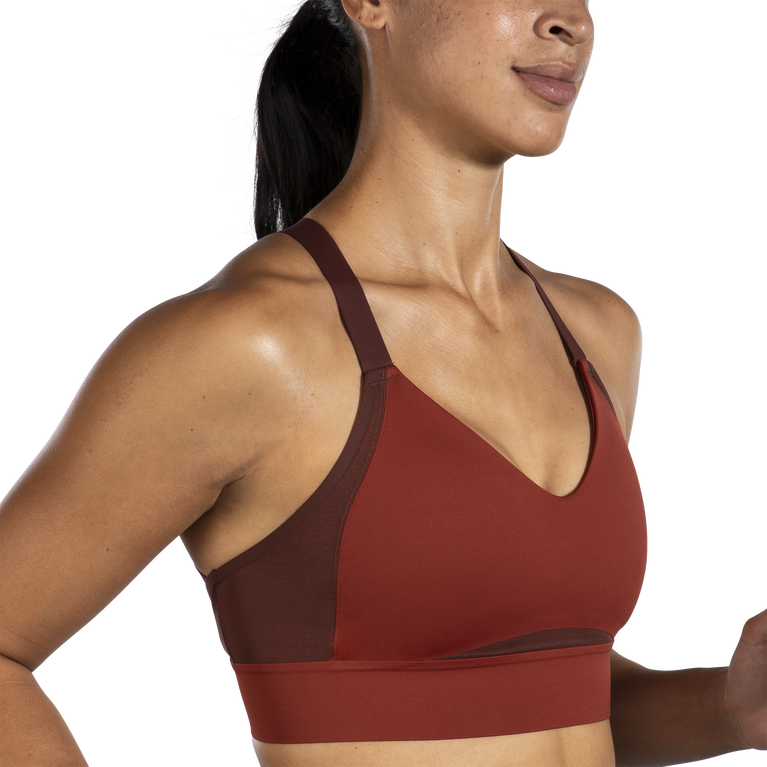 Brooks Drive Interlace Run חזיית צימוק נחושת