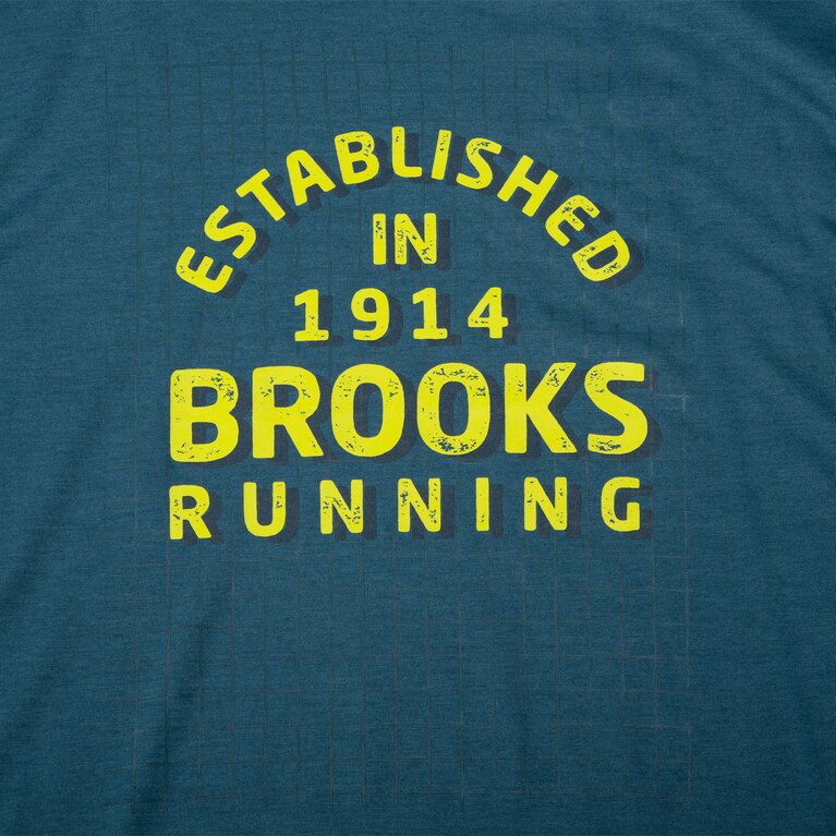 Brooks מרחק גרפי שרוול ארוך אברש אלפיני-brooks ריצה