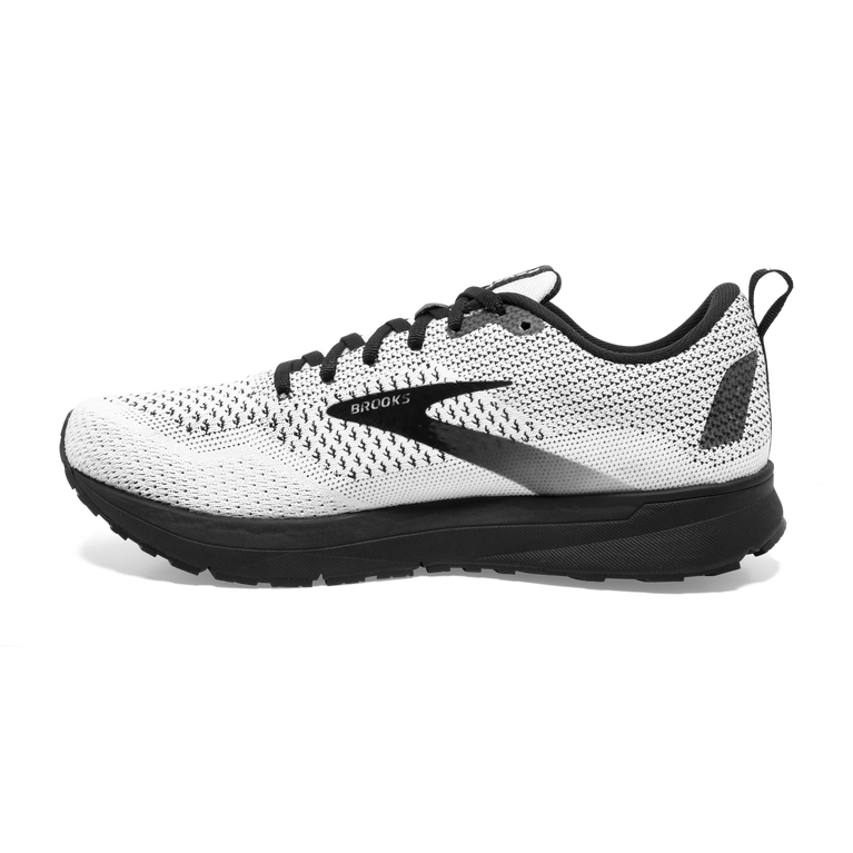 Brooks Revel 4 לבן-שחור