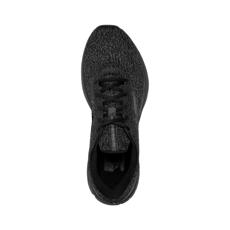 Brooks Signal 3 הובנה-שחור-מתכתי שחור