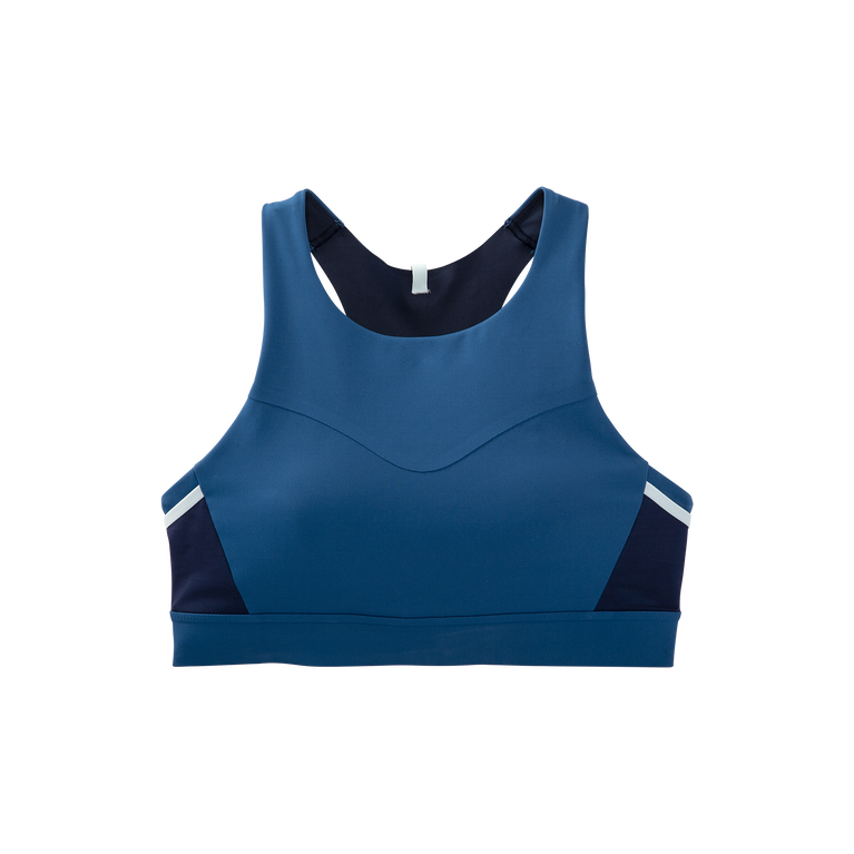 Brooks Drive חזיית ריצת 3 כיסים כחולה אפר-קרח כחול-צי