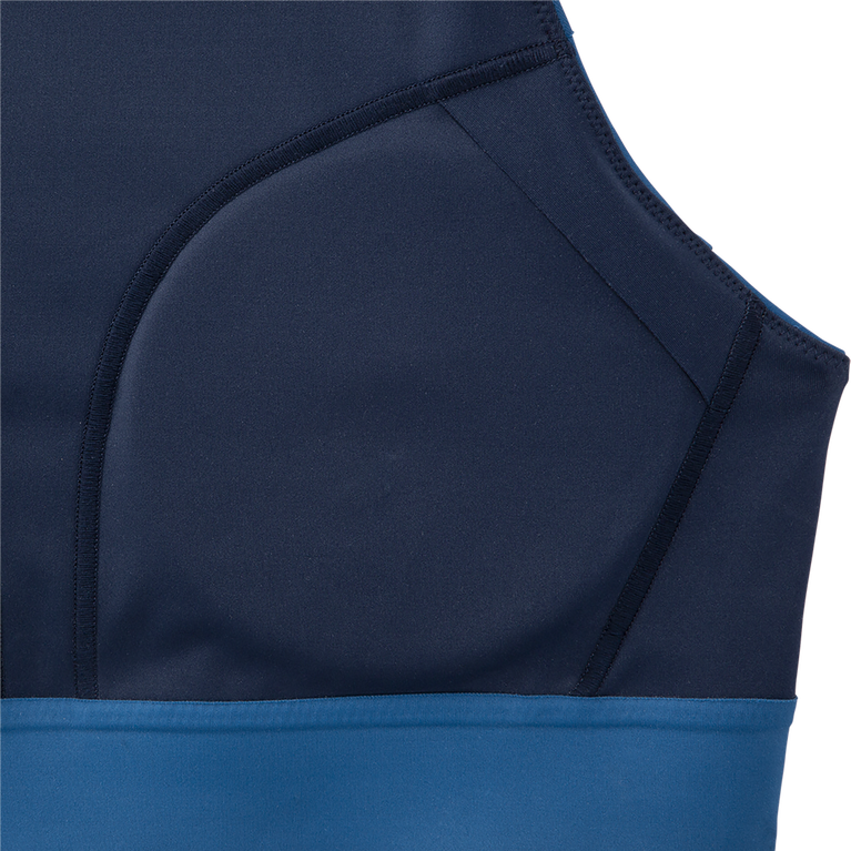 Brooks Drive חזיית ריצת 3 כיסים כחולה אפר-קרח כחול-צי