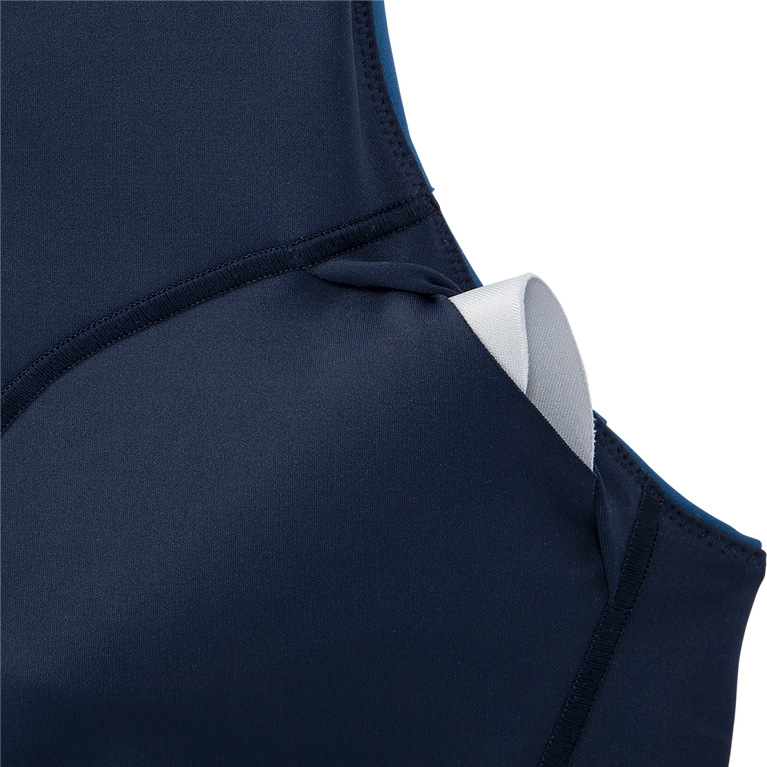 Brooks Drive חזיית ריצת 3 כיסים כחולה אפר-קרח כחול-צי