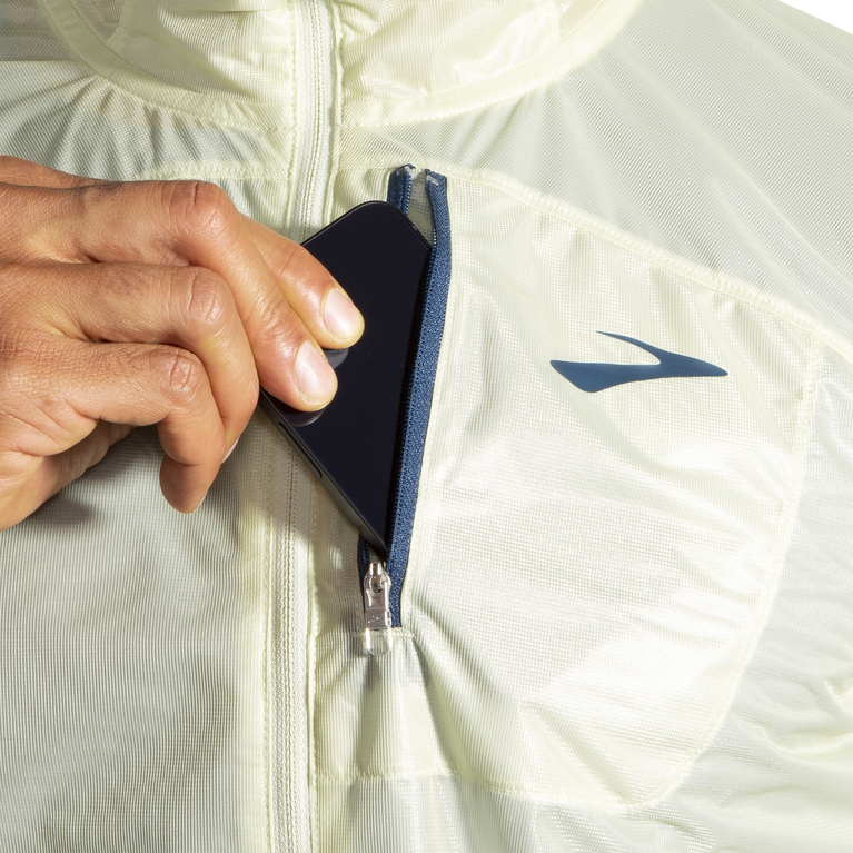 Brooks כל הגובה מעיל דבש-אינדיגו למהר