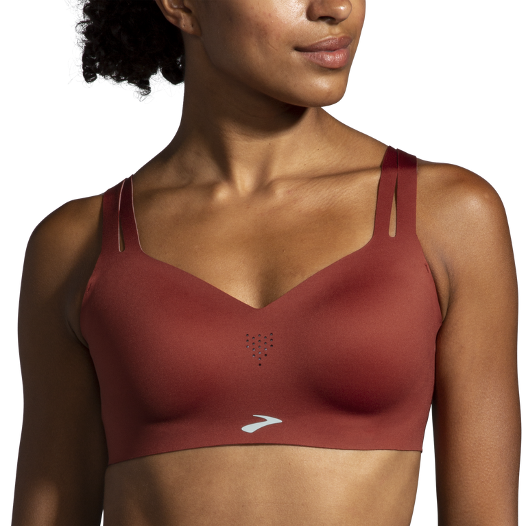 ברוקס מעז חזיית רצועות לרוץ כחול נחושת-קרח