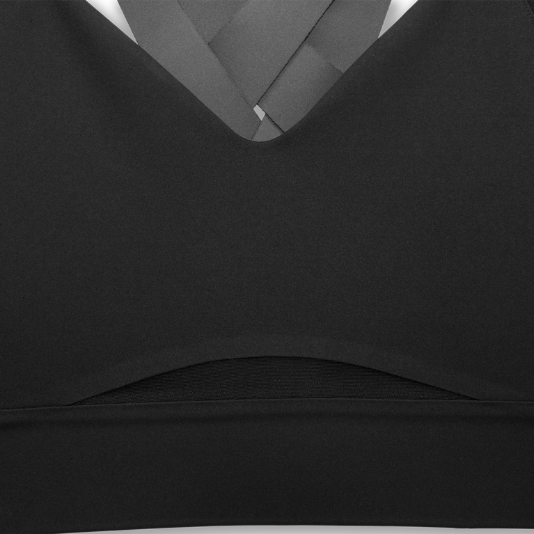 Brooks Drive Interlace Run חזייה שחורה