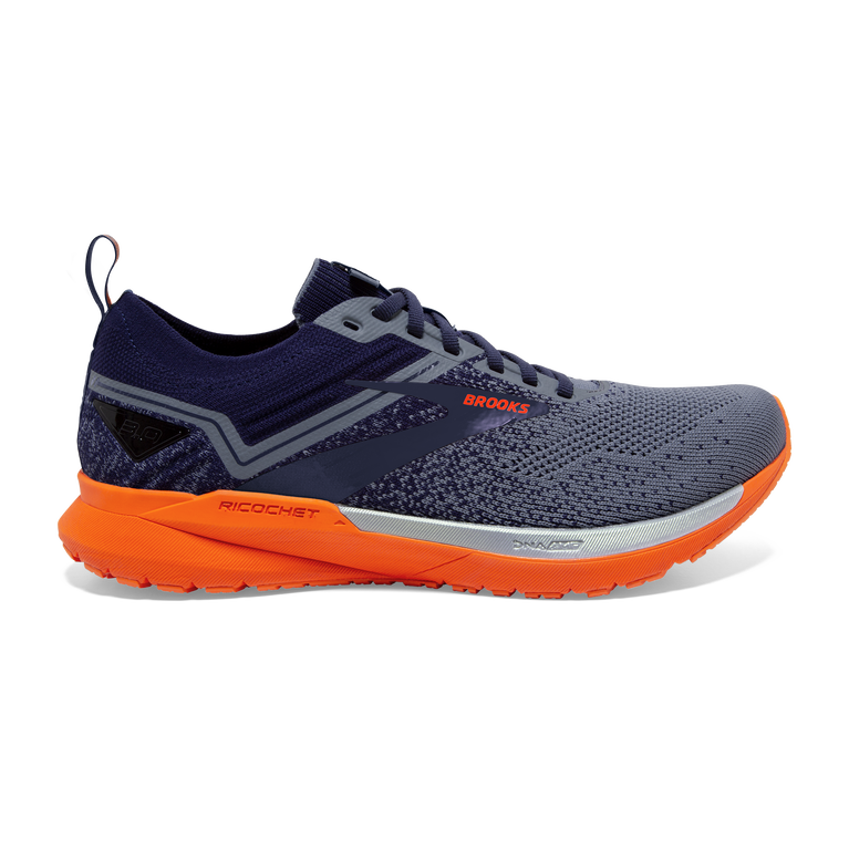 Brooks Ricochet 3 נייבי-אפור-סקרלט