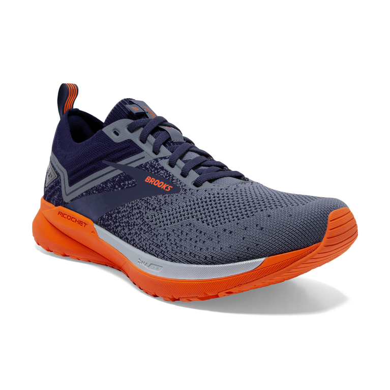 Brooks Ricochet 3 נייבי-אפור-סקרלט