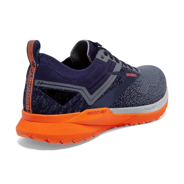 Brooks Ricochet 3 נייבי-אפור-סקרלט