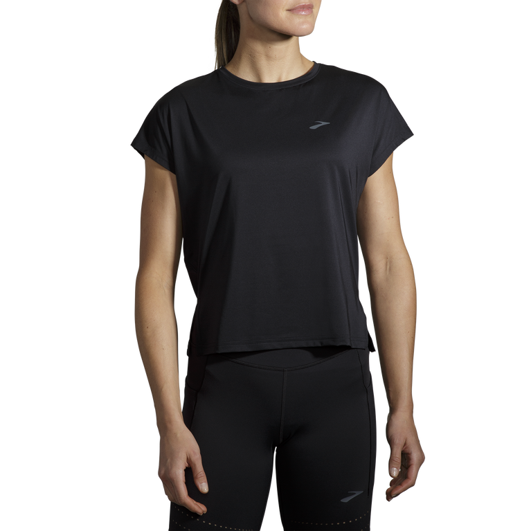 ברוקס ספרינט חופשי שרוול קצר שחור