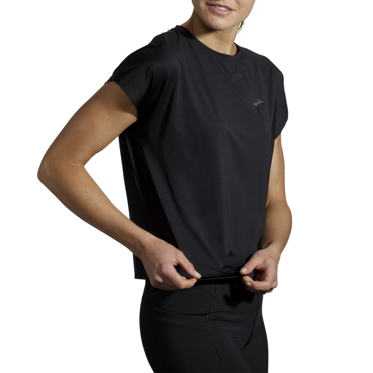 ברוקס ספרינט חופשי שרוול קצר שחור